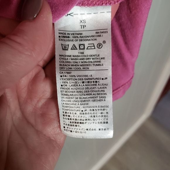 3 for $25 Banana Republic Pink Cap Sleeve Blouse Top XS Extra Small - Picture 3 of 6